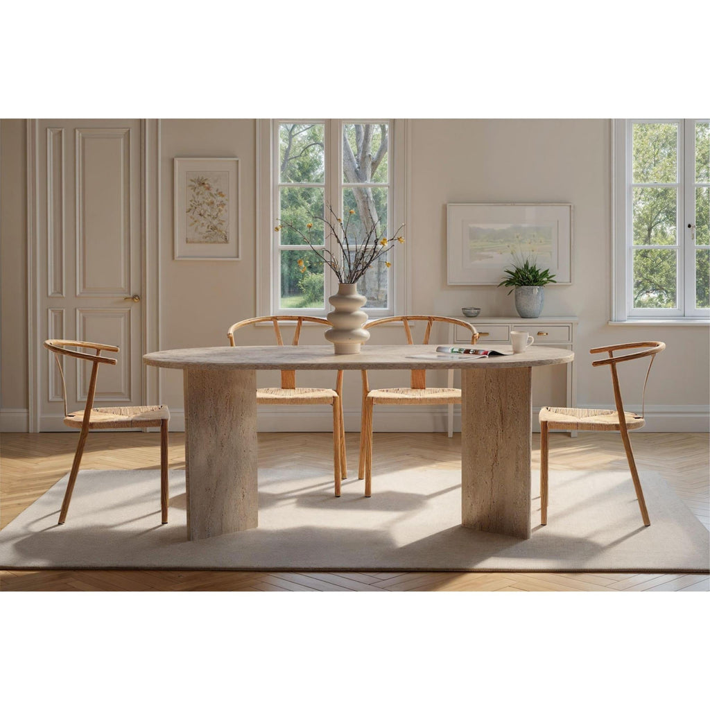 Table à manger Sablin 6 places 180x90cm