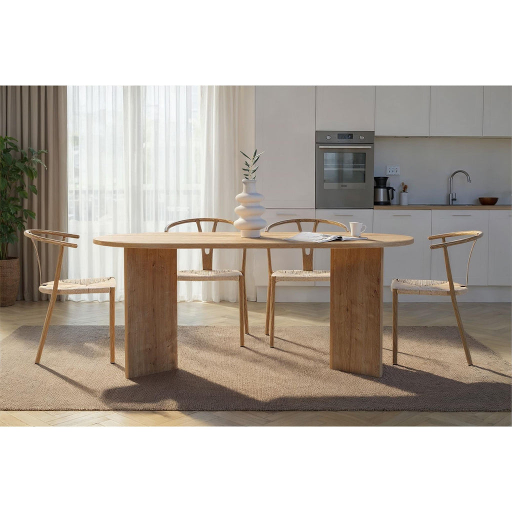 Table à manger Sablin 6 places 180x90cm