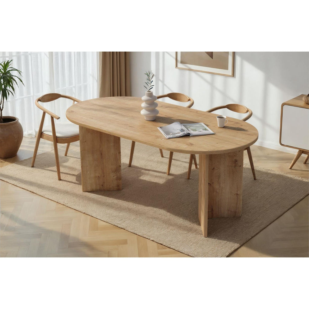 Table à manger Sablin 6 places 180x90cm