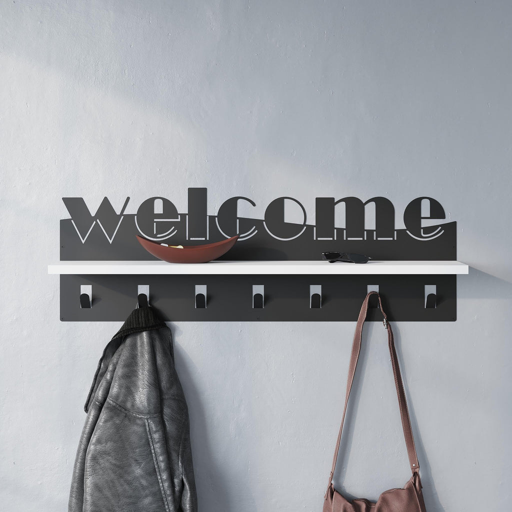 Porte-manteau d'entrée mural