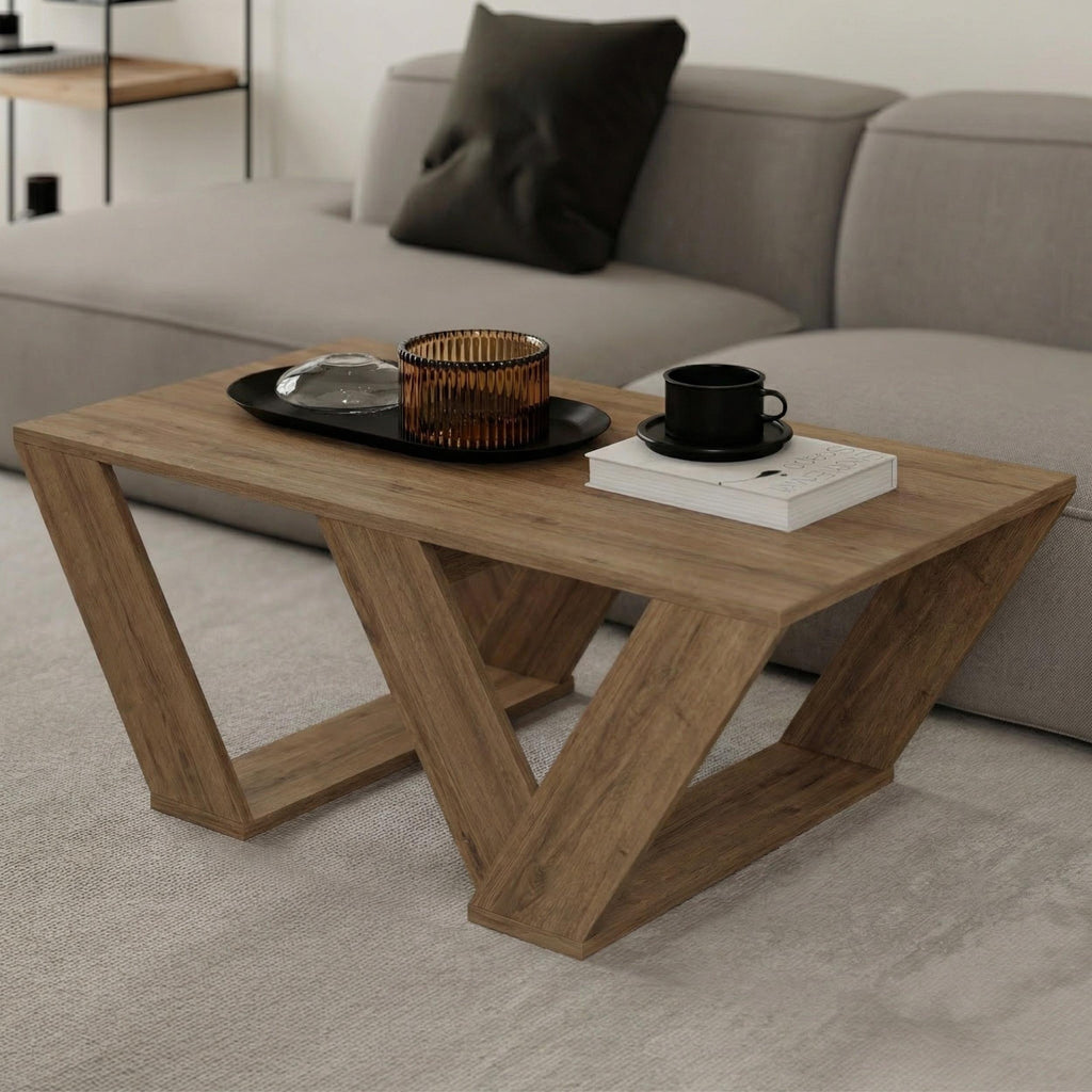Table basse polyvalente Pipra Modern Coffee H 40cm