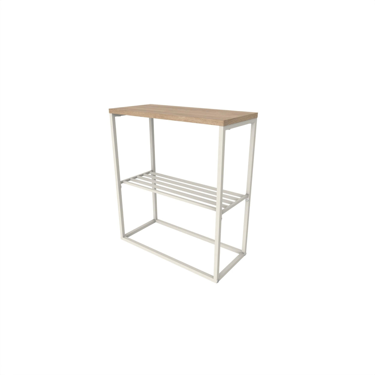 Table d'appoint Teno avec étagère de rangement