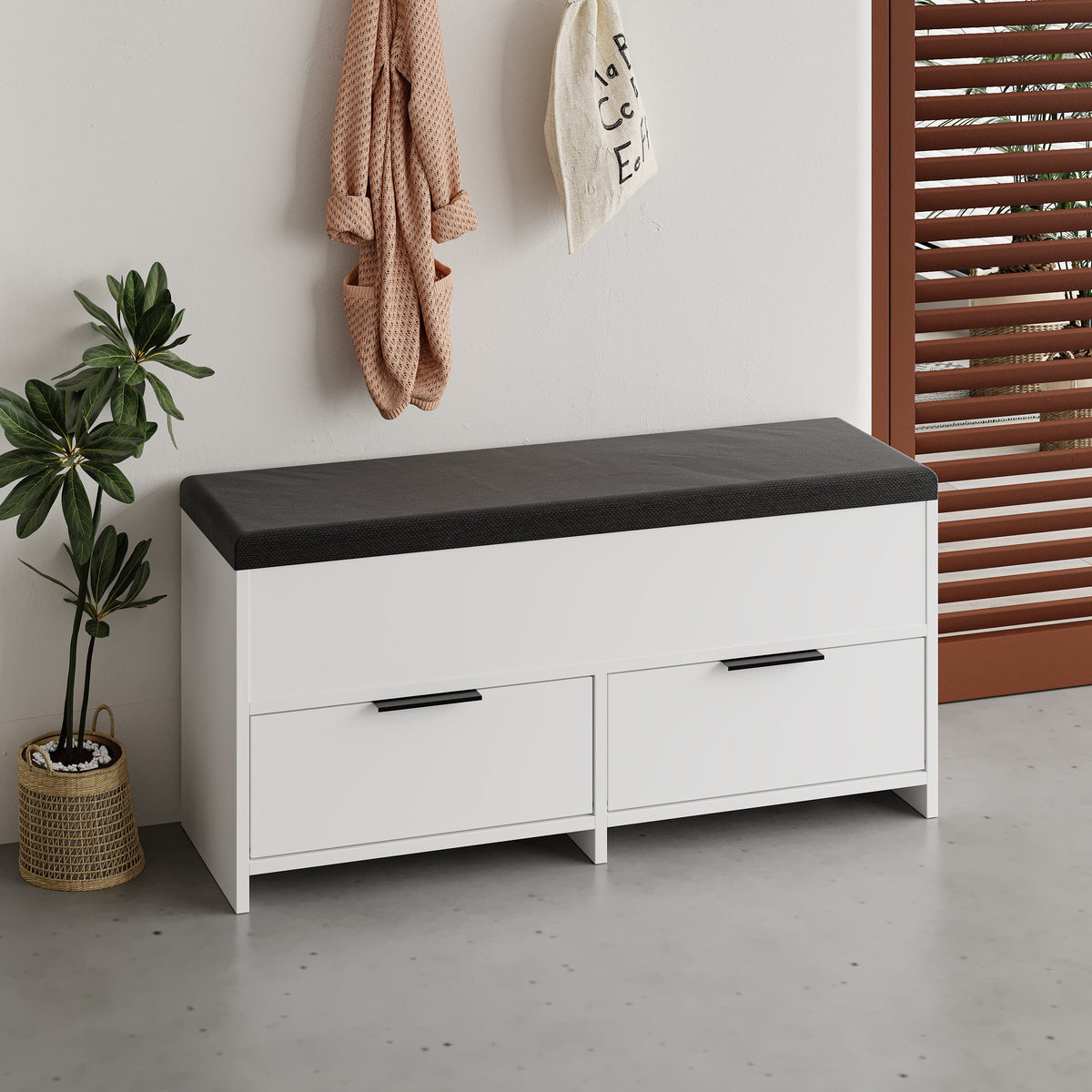 Banc de rangement à chaussures Cove Modern