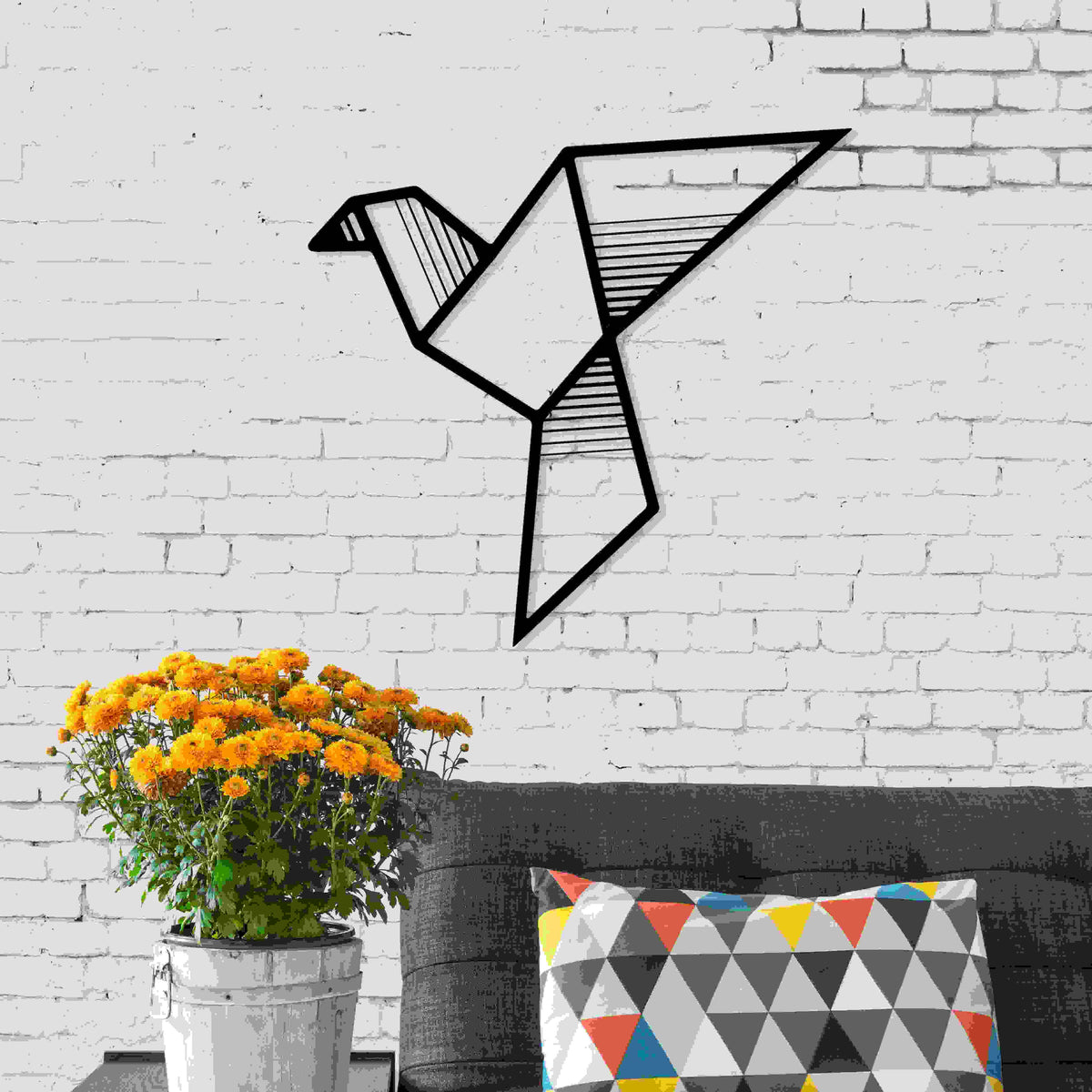 Décoration murale métallique n°14 Mouche