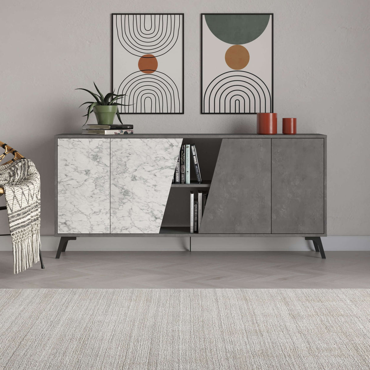 Unité d'affichage console buffet Fiona 180