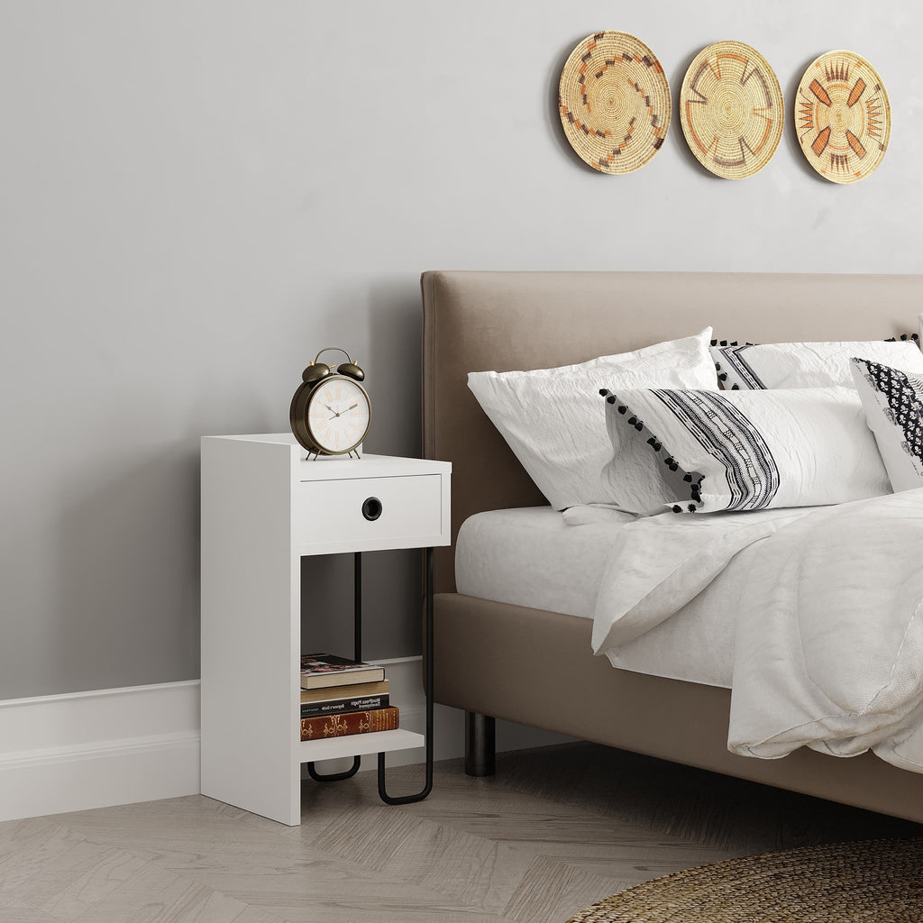 Sirius Chevet Moderne Module Gauche Meuble Chambre Largeur 32cm