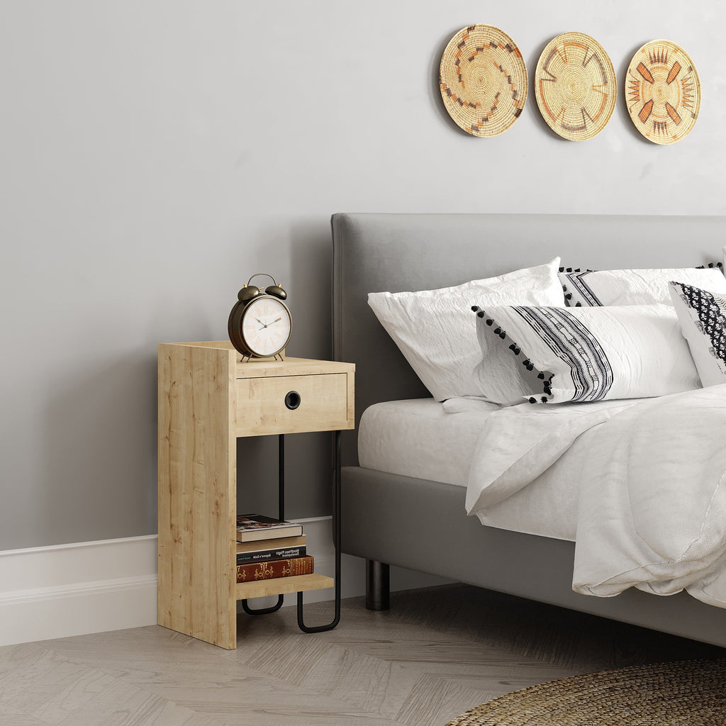 Sirius Chevet Moderne Module Gauche Meuble Chambre Largeur 32cm