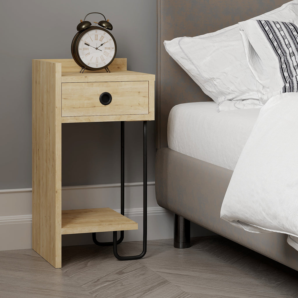 Sirius Chevet Moderne Module Gauche Meuble Chambre Largeur 32cm