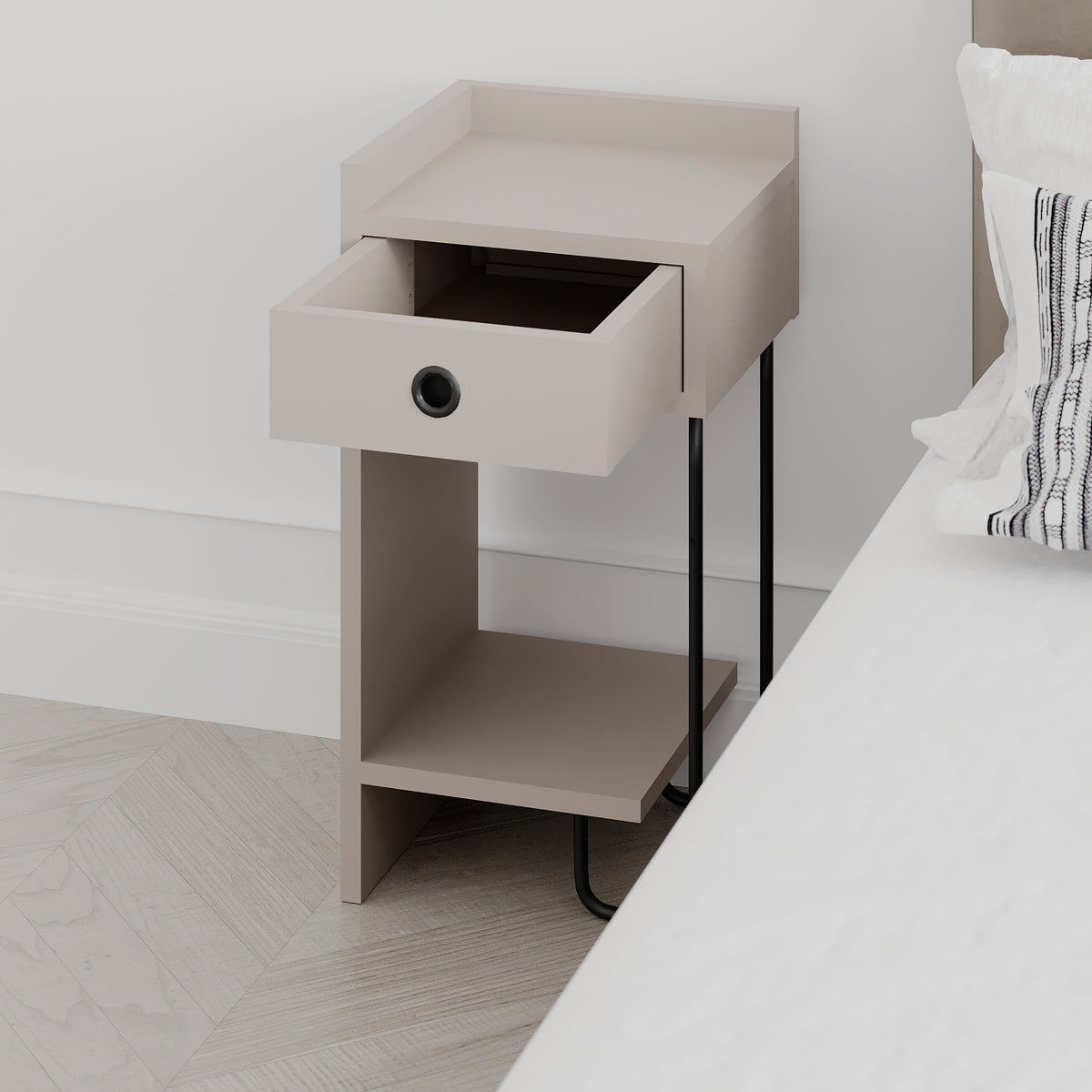 Sirius Chevet Moderne Module Gauche Meuble Chambre Largeur 32cm