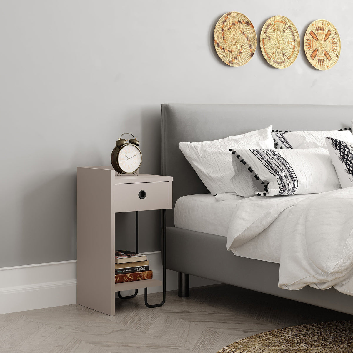 Sirius Chevet Moderne Module Gauche Meuble Chambre Largeur 32cm