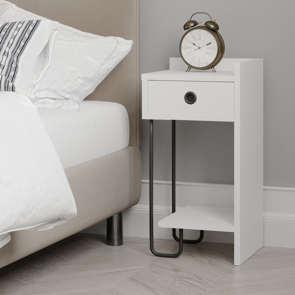 Sirius Chevet Moderne Module Droit Meuble de Chambre L 32cm