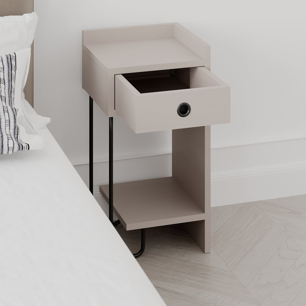 Sirius Chevet Moderne Module Droit Meuble de Chambre L 32cm