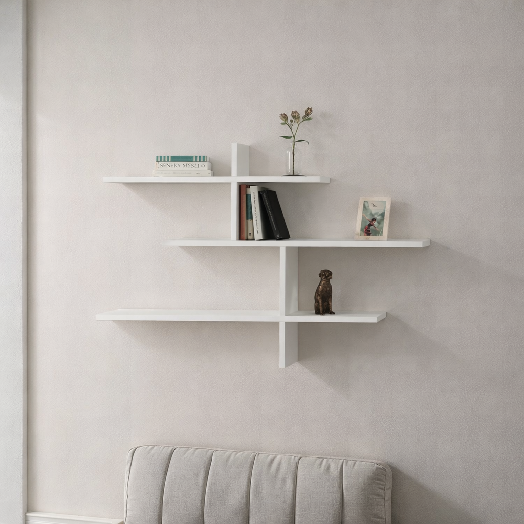 Étagère murale flottante haute Leo 80,5 cm