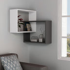 Étagère murale d'angle moderne Ring de 60 cm de large