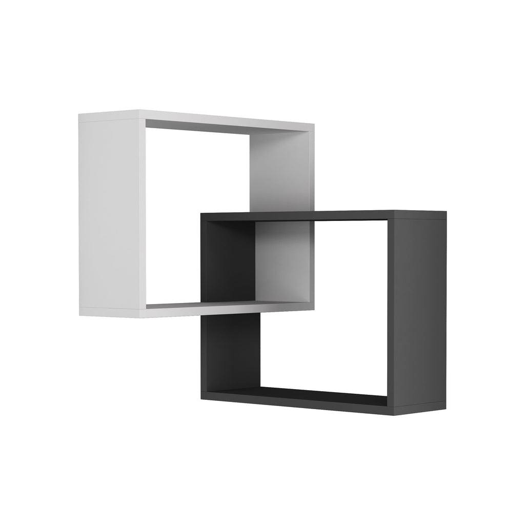 Étagère murale d'angle moderne Ring de 60 cm de large