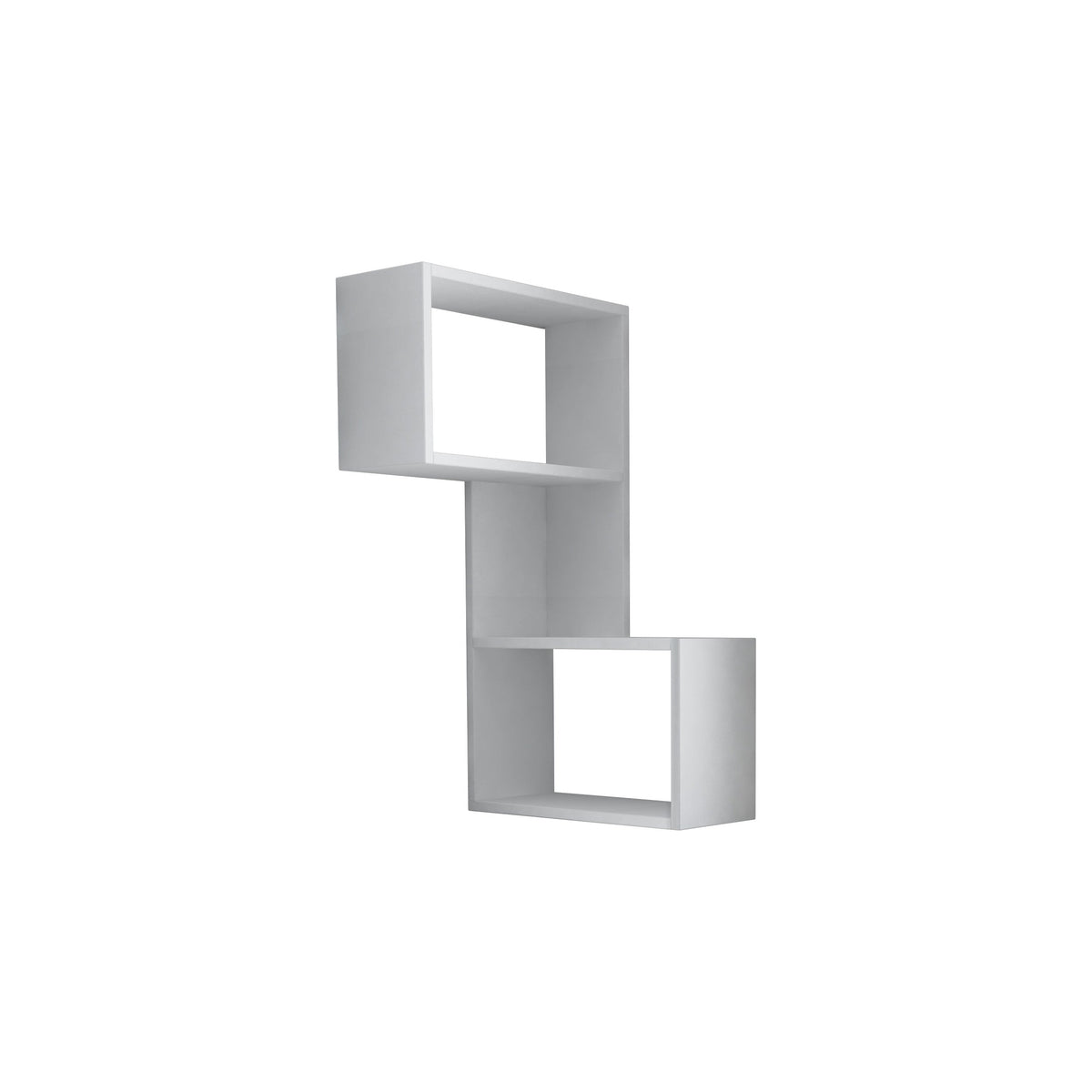 Étagère d'angle étroite mi-moderne 82cm