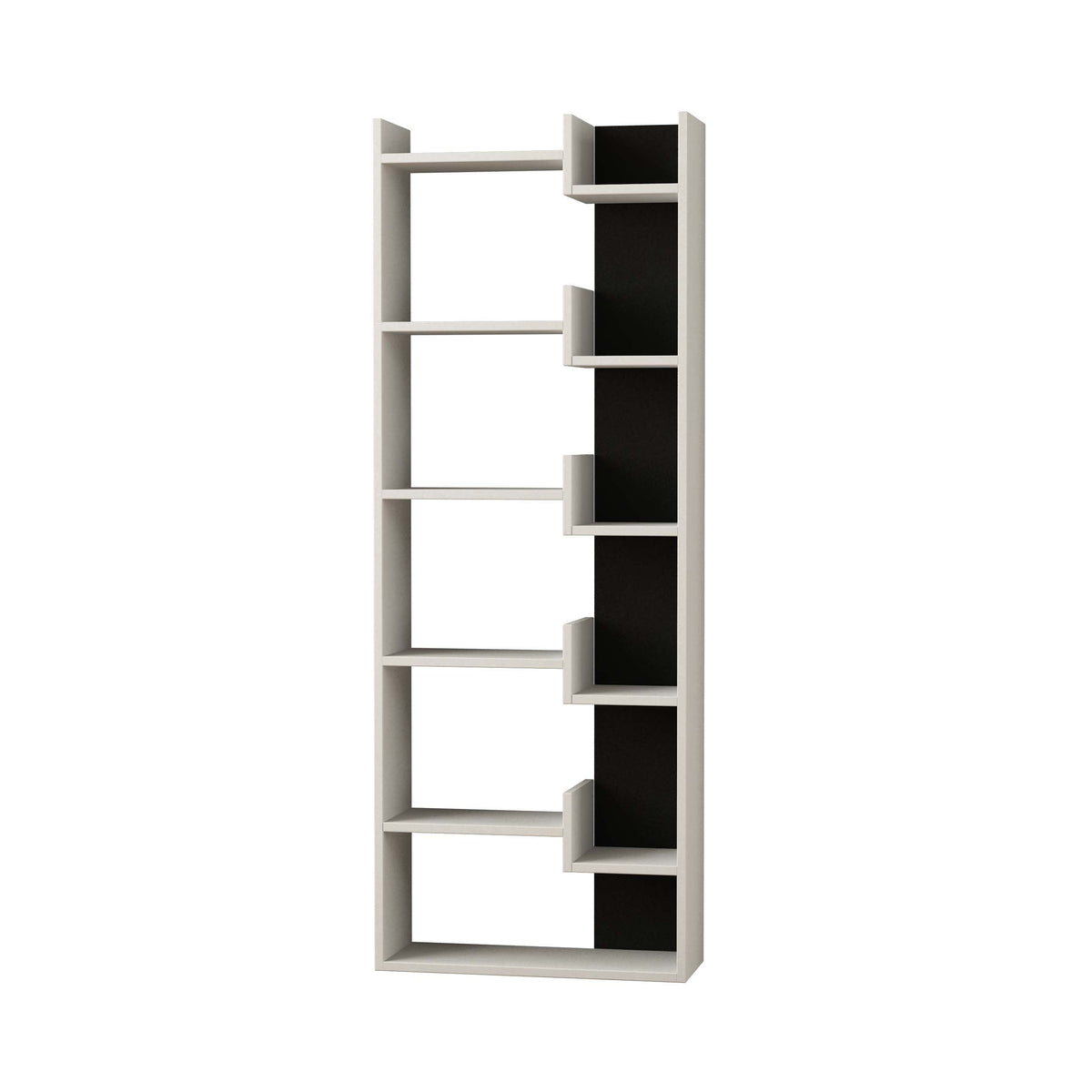 Oppa Bibliothèque moderne avec étagères de présentation, Grande 162,4 cm