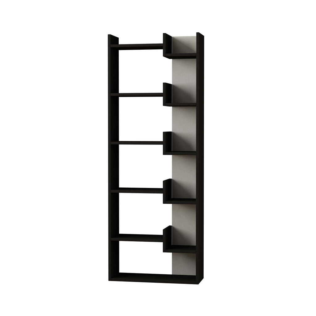 Oppa Bibliothèque moderne avec étagères de présentation, Grande 162,4 cm