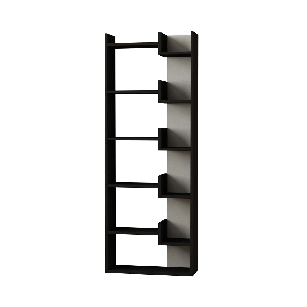 Oppa Bibliothèque moderne avec étagères de présentation, Grande 162,4 cm