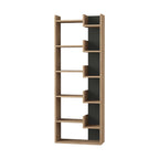 Oppa Bibliothèque moderne avec étagères de présentation, Grande 162,4 cm