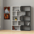Tapi Meuble de Rangement Bibliothèque Séparateur de Pièces Moderne Lot de 2 Haut 159 cm