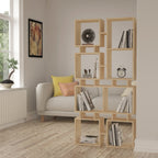 Bibliothèque Rail Moderne, Meuble de Rangement N°1, Haute 166,5cm