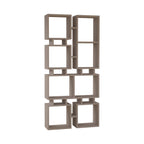 Bibliothèque Rail Moderne, Meuble de Rangement N°1, Haute 166,5cm