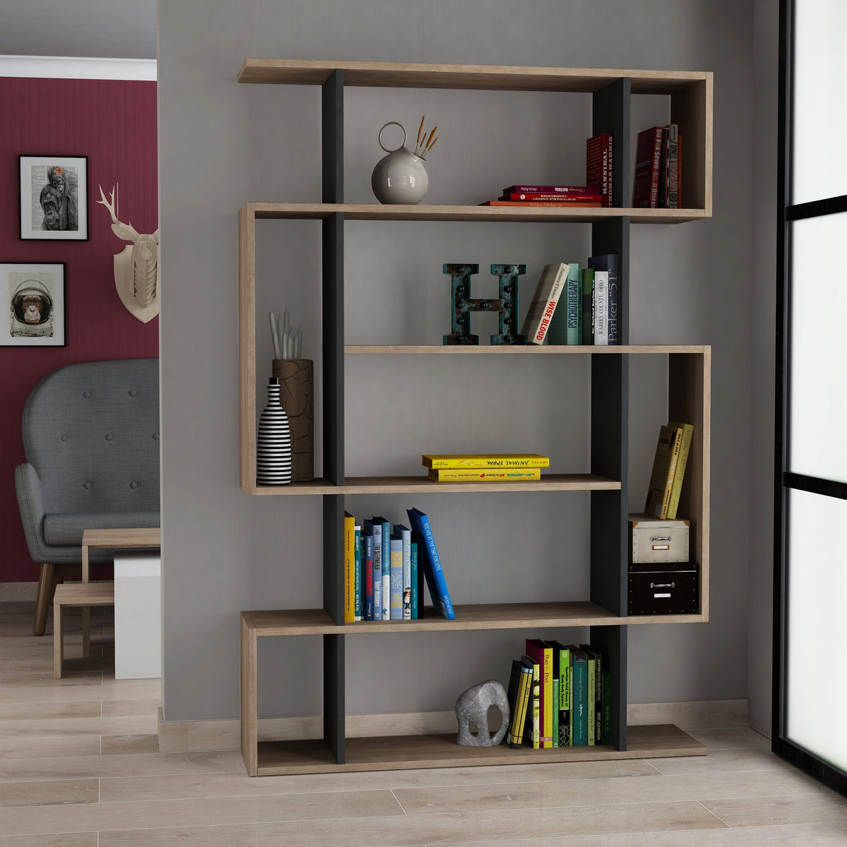 Mito Bibliothèque Présentoir Haute 161cm