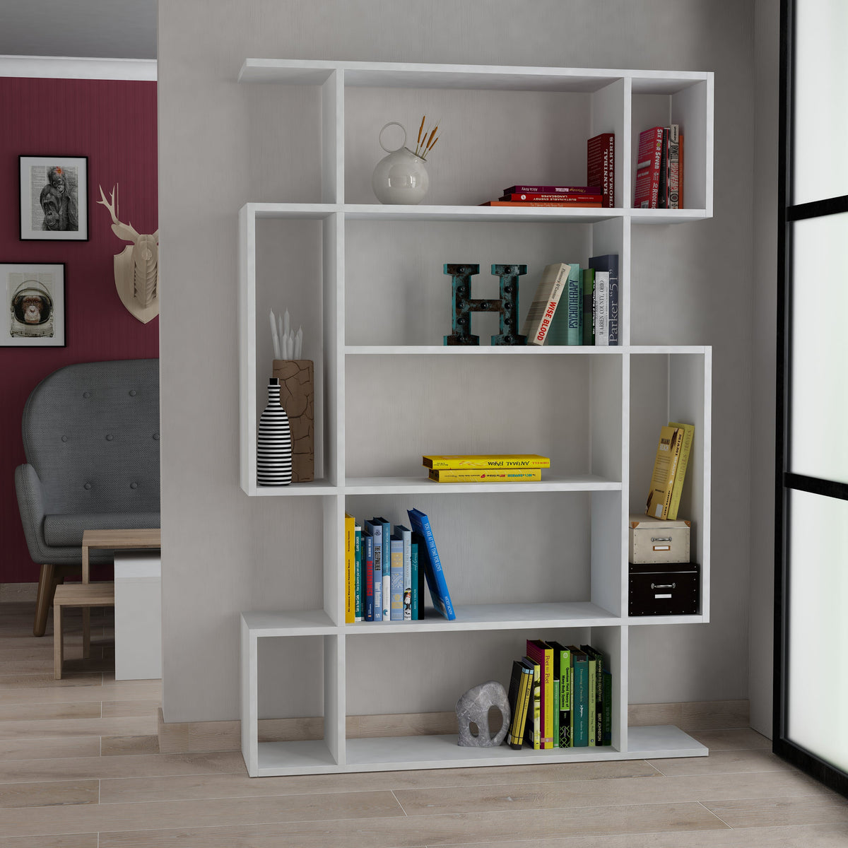 Mito Bibliothèque Présentoir Haute 161cm