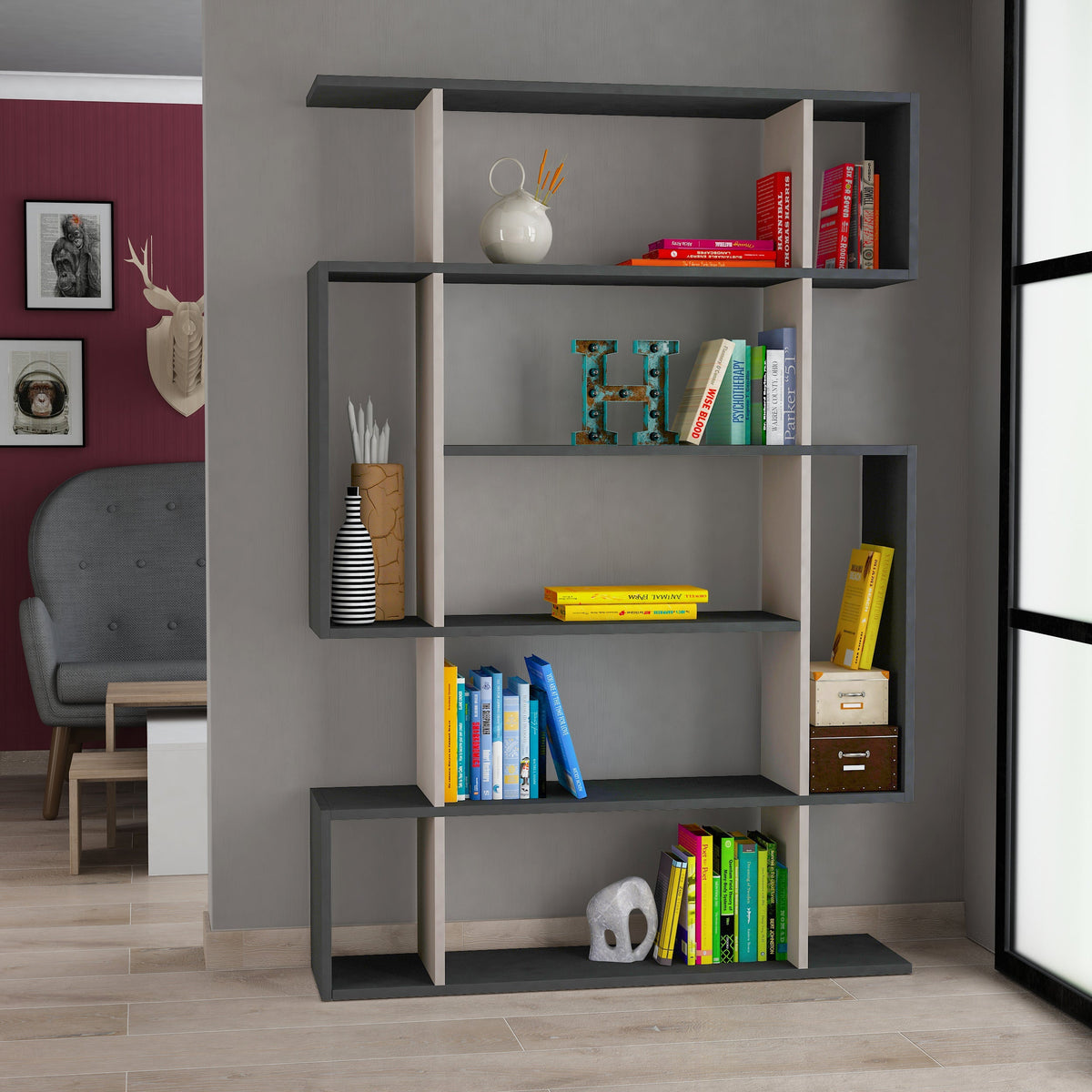 Mito Bibliothèque Présentoir Haute 161cm