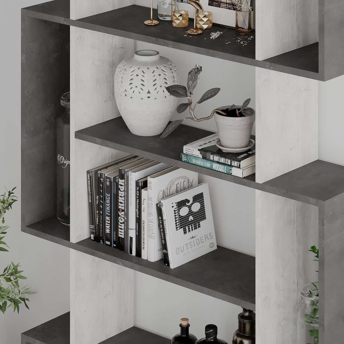 Mito Bibliothèque Présentoir Haute 161cm