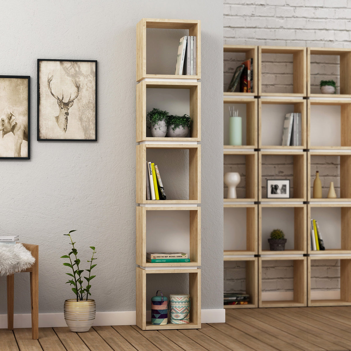 Étagère de présentation haute multi-moderne 167 cm