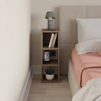 Petite bibliothèque basse Combayn – Meuble de rangement modulaire