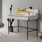 Leila Bureau moderne multifonctionnel de 110 cm de large