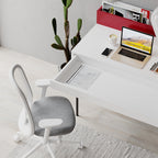 Leila Bureau moderne multifonctionnel de 110 cm de large