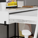 Leila Bureau moderne multifonctionnel de 110 cm de large