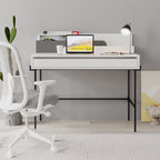 Leila Bureau moderne multifonctionnel de 110 cm de large
