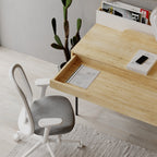Leila Bureau moderne multifonctionnel de 110 cm de large