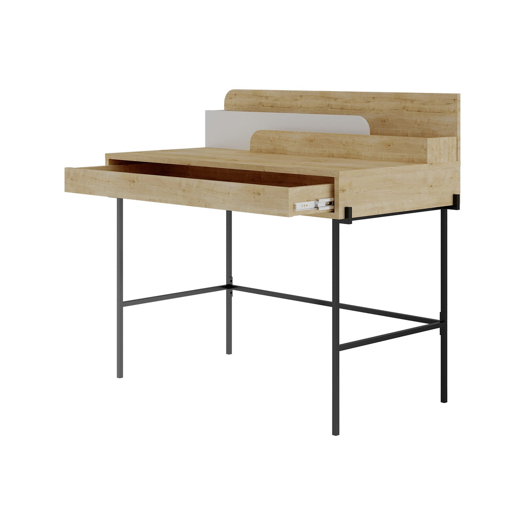 Leila Bureau moderne multifonctionnel de 110 cm de large
