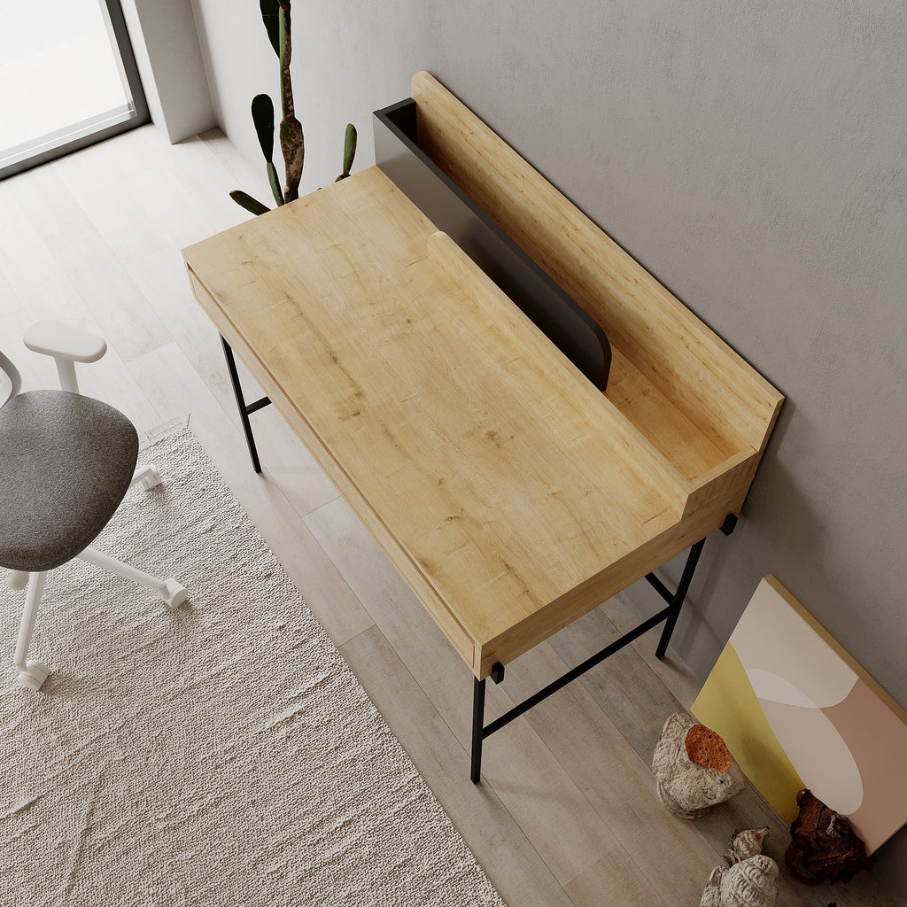 Leila Bureau moderne multifonctionnel de 110 cm de large