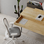 Leila Bureau moderne multifonctionnel de 110 cm de large