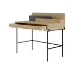 Leila Bureau moderne multifonctionnel de 110 cm de large