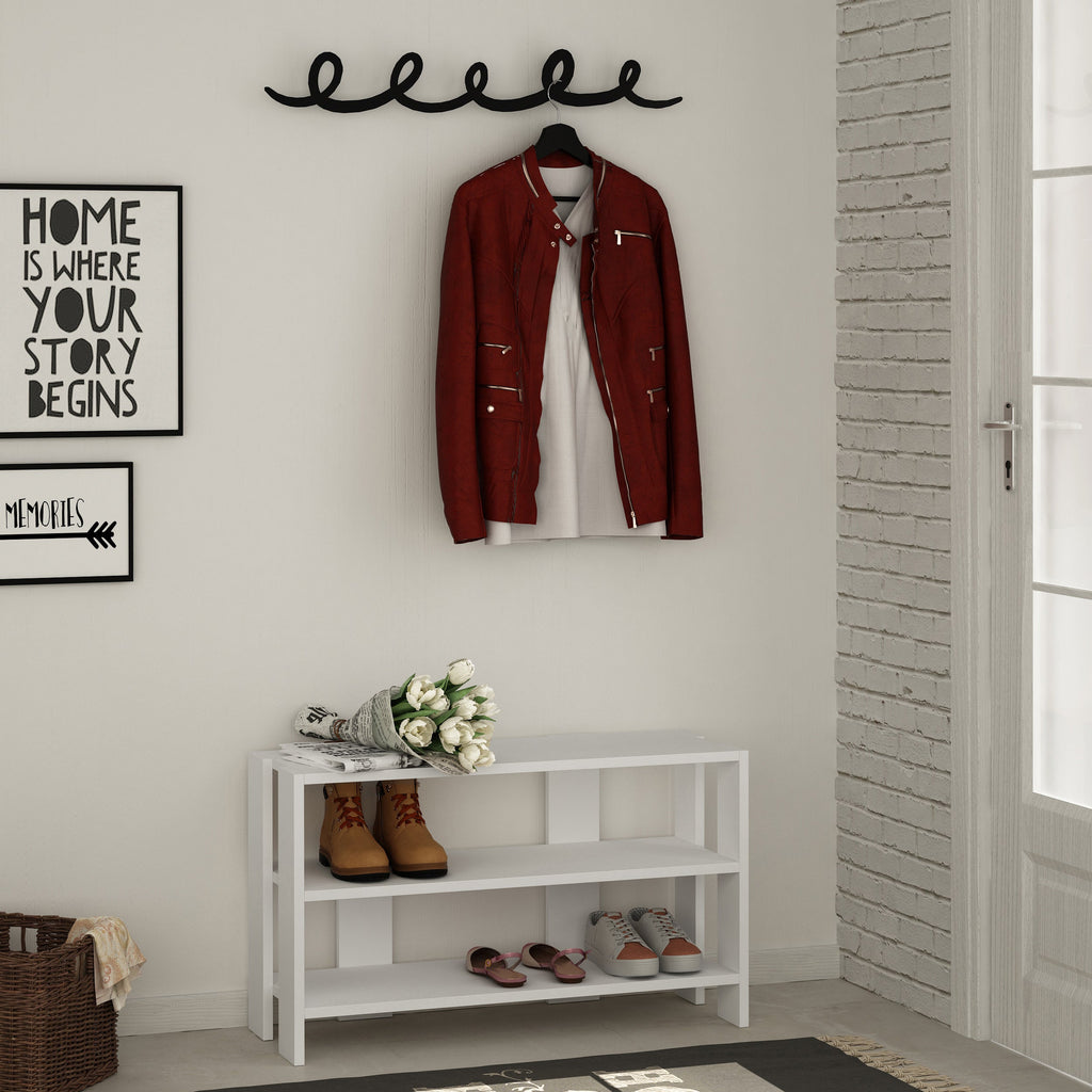 Meuble à Chaussures Moderne Tono avec Cintre