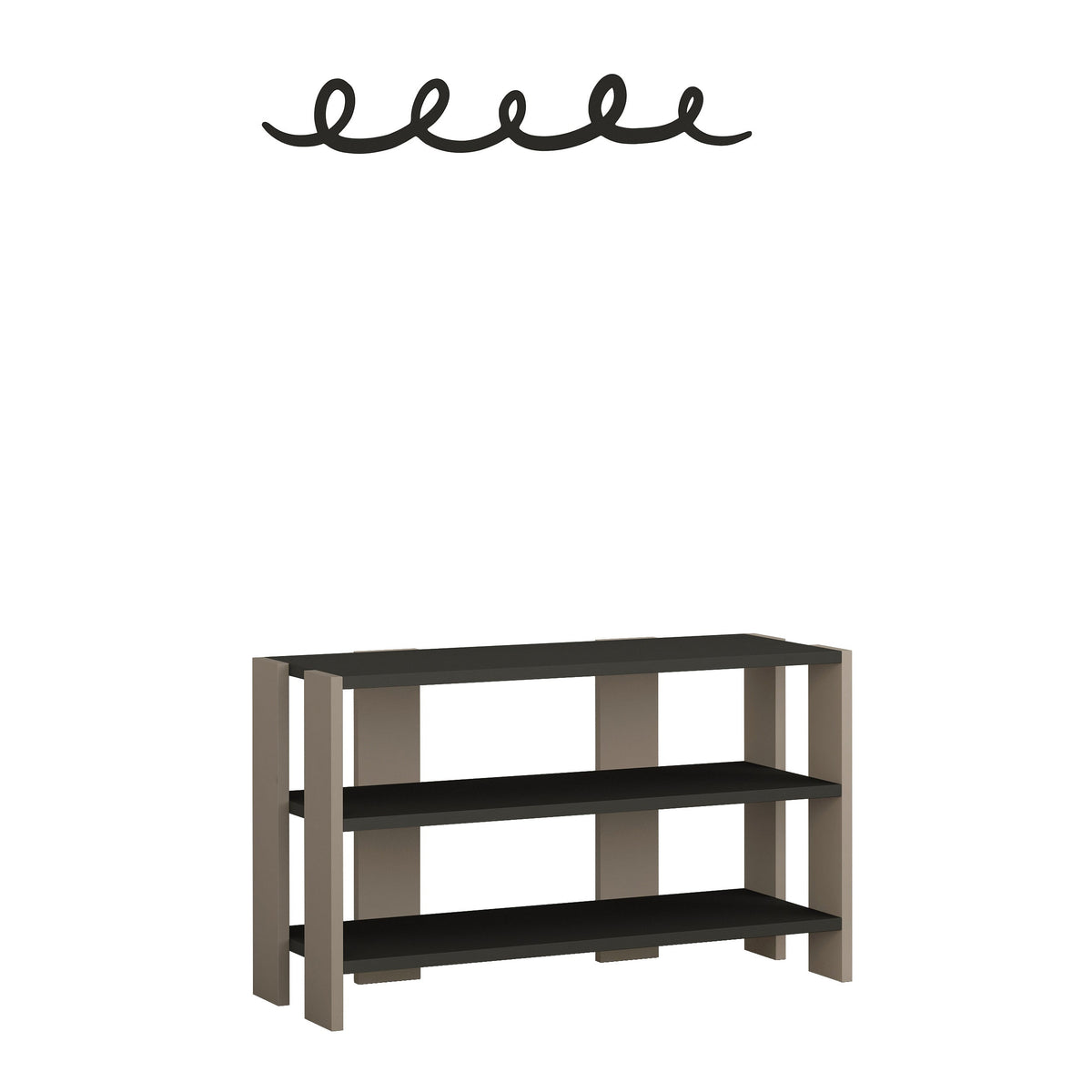 Meuble à Chaussures Moderne Tono avec Cintre
