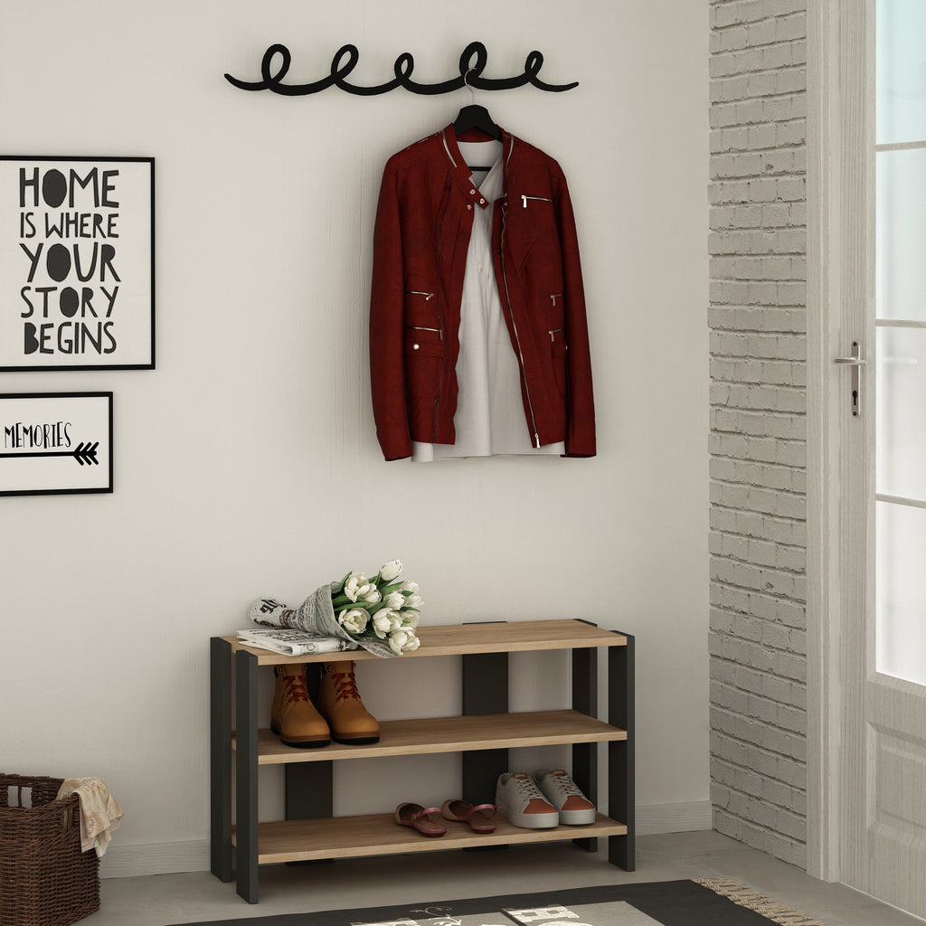 Meuble à Chaussures Moderne Tono avec Cintre