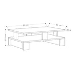 Table basse multifonctionnelle Mansu H 27,5 cm