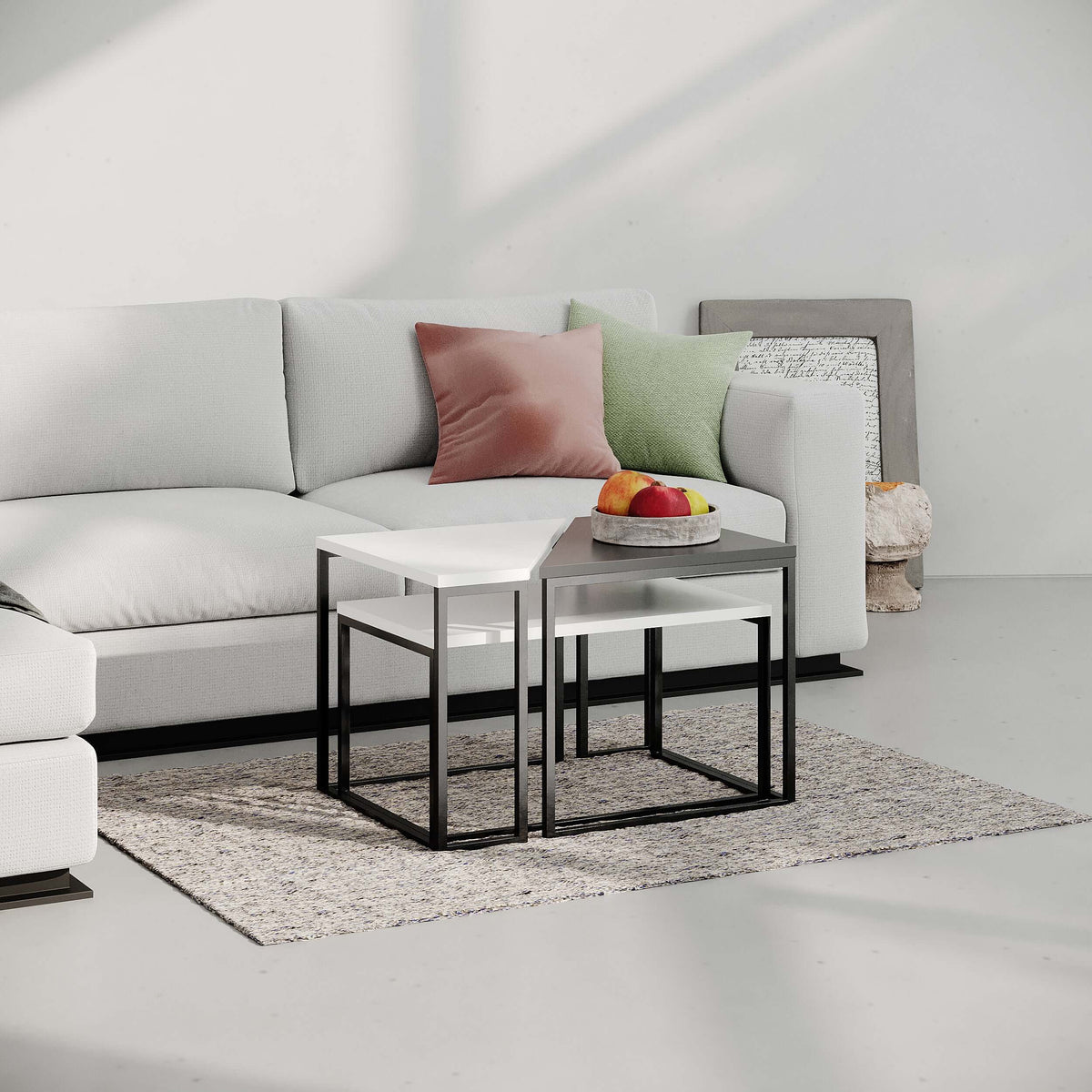 Table Basse Moderne Ohlady, Polyvalente H 41,8 cm