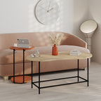 Table basse gigogne Cuddle - Ensemble moderne de 2 pièces