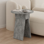 Table d'appoint Chen – Table d'appoint ronde moderne pour salon, chambre ou entrée