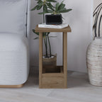 Table d'appoint Tasos – Table d'appoint compacte et moderne pour chevet et canapé
